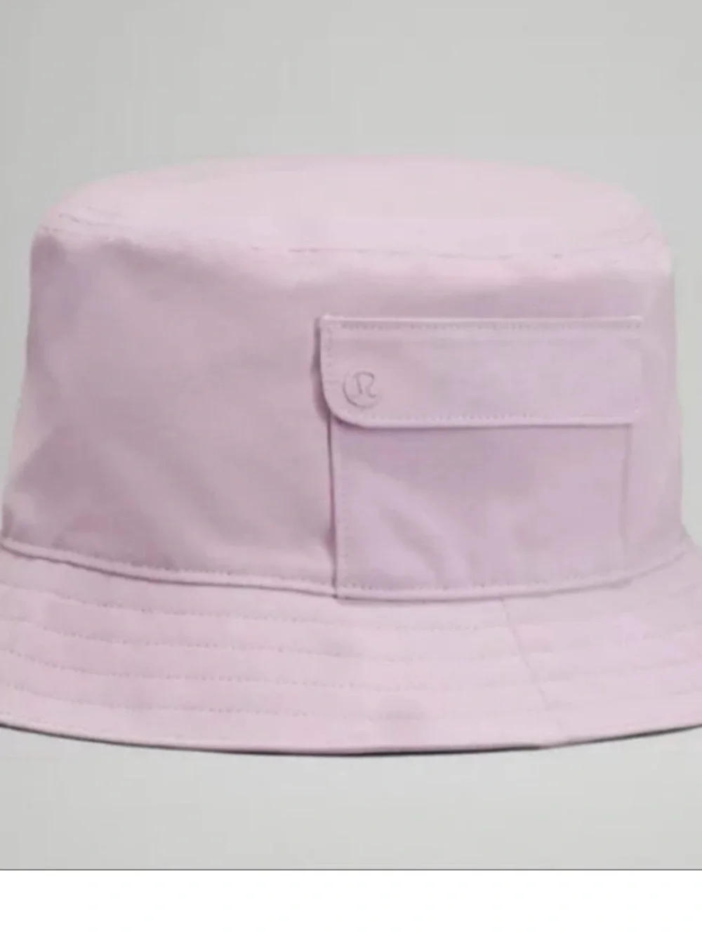 Light Pink Women's Bucket Hat - Casual Summer Accessory size small medium